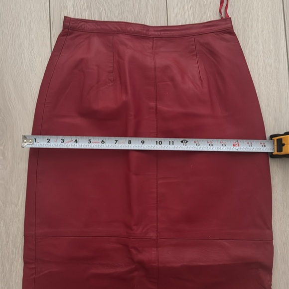 Long Leather Skirt - Picture 8 of 8